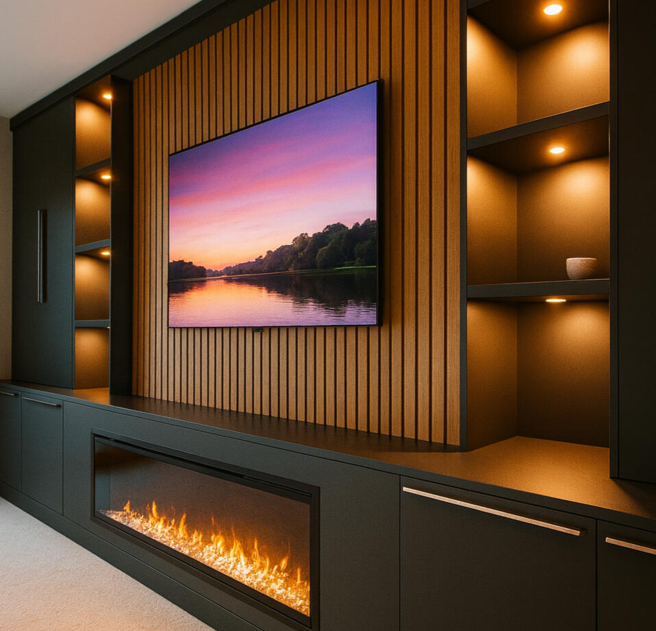 Modern LED Media wall Houston TX
